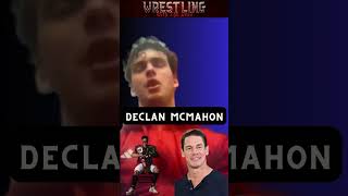 Shane McMahons son Declan McMahon the next generation talks WWE  shanemcmahon undertaker [upl. by Oyr]