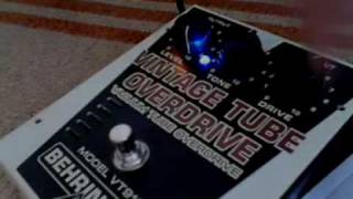 Behringer Vintage Tube Overdrive Demo [upl. by Watanabe]