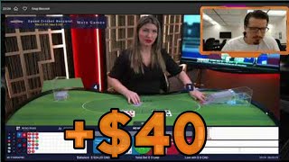 Baccarat Winning Strategy  Majority 6 System  40 Profit [upl. by Wartow]