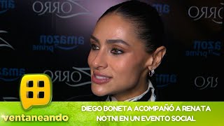 Renata Notni llegó compañada de su novio Diego Boneta  Programa del 18 de enero 2024  Ventaneando [upl. by Roby292]