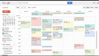 How I Plan My Week Using Google Calendar Pt 1 [upl. by Plossl]