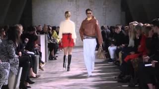 LOEWE Fall Winter 2015 womens runway collection [upl. by Usanis]