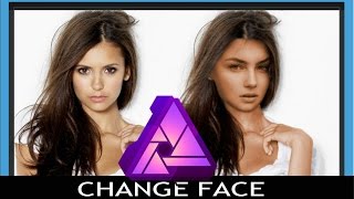 Affinity Photo  How to Change Human face [upl. by Uziel]