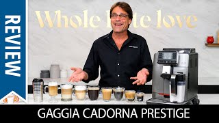 Review Gaggia Cadorna Prestige SuperAutomatic Espresso Machine  Black FridayCyber Monday Bonus [upl. by Malan458]