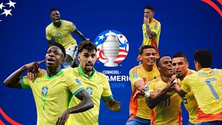 SPÉCIAL COPA AMERICA 2024  le Brésil et la Colombie au top debrief [upl. by Aidahs342]