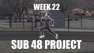 400m Sprint Training  SUB 48 PROJECT  Week 22 [upl. by Ardnahsal]