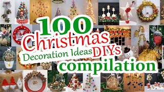 100 Diy Christmas Decoration Ideas 2024  Christmas Crafts Compilation [upl. by Oruhtra]