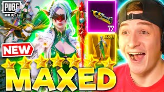 INSANE MAXED 7STAR FIORE XSUIT OPENING 72 MATERIALS  PUBG MOBILE [upl. by Eiresed]