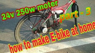 how to make Ebike at home  DIY PROJECT Technical Boy [upl. by Ipoillak]