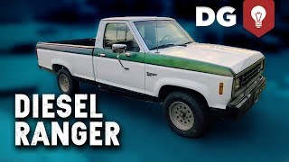 RARE 83 Ford Ranger 22L Perkins Diesel has Fuel In The Coolant [upl. by Annahtur]