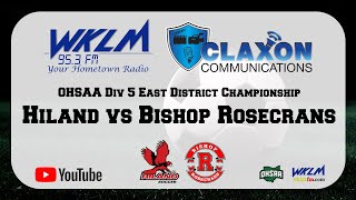 Hiland vs Bishop Rosecrans  OHSAA Div 5 Girls Soccer District Championship from WKLM 953 FM [upl. by Zak318]