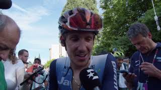 Filippo Zana  Interview at the finish  Stage 20  Giro dItalia 2024 [upl. by Pytlik41]