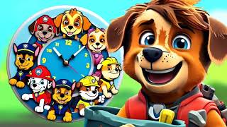 Hickory Dickory Dock The Rocky Clock Climb with Paw Patrol Pups  Animal Nursery Rhymes  Paw Patrol [upl. by Naitsabes567]