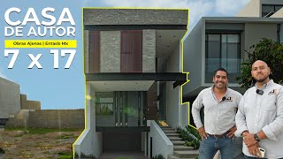 CASA con Excelente DISTRIBUCIÓN em SOLO 7M DE FRENTE   Obras Ajenas  ENTASIS MX [upl. by Idid]