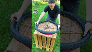 Cyclists You Wont Believe What a rope Can Do to Your MTB Bike Tire shorts [upl. by Caundra]