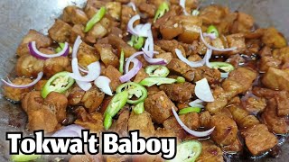 Easy to cook Tokwat Baboy  Tokwa at Baboy in Oyster Sauce  Tokwat Baboy recipe [upl. by Benildas877]