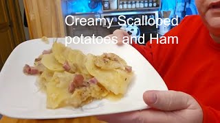 A comforting slow cooker recipe scalloped potatoes and ham [upl. by Fae]