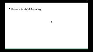 Deficit Financing Class XII [upl. by Sparrow]