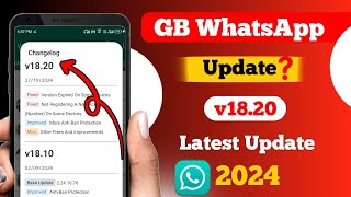 How to update gb whatsapp v1820 kaise kare [upl. by Kleeman]