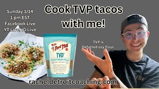 TVP Vegan Street Tacos [upl. by Doniv315]