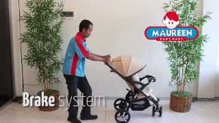 CARA MENGGUNAKAN STROLLER Baby elle S 700 CURVE 2 [upl. by Ynahirb]