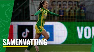 Samenvatting ADO Den Haag VR  FC Utrecht VR 21 20022024 [upl. by Ibmab95]