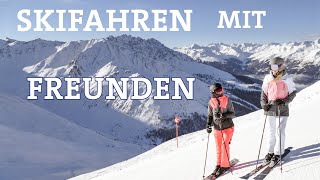 SKIFAHREN MIT FREUNDEN  skiing with friends  Nauders [upl. by Kentigerma]