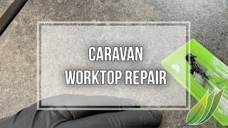 Caravan worktop repair [upl. by Cesaria]