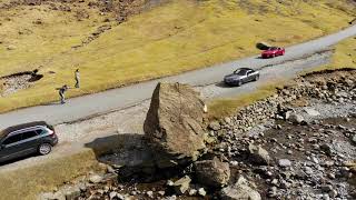 Honister Pass Lake District 4k drone [upl. by Eilrebma748]