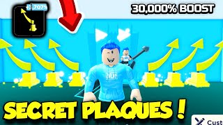 I GOT RARE SECRET PLAQUES IN YOUTUBE SIMULATOR X AND MADE SO MUCH MONEY Roblox [upl. by Kaja581]