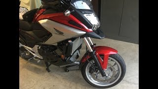 Honda NC750X  Front Wheel Removal and Install [upl. by Akenahs225]