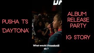 Pusha Ts IG Story Daytona Album Release Party [upl. by Wardle202]