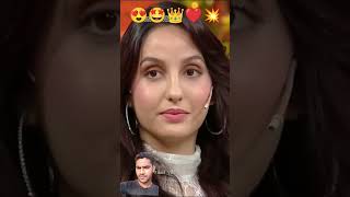 Nora Fatehi ka kon hai krash bollywood kapilsharmashow youtubeshorts [upl. by Yornoc]