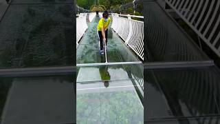 Toughened Glass Trestle Bridge Cleaning [upl. by Archie368]