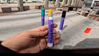 Sakura Solid marker review Graffiti tagging mission 18 [upl. by Eniamahs]