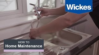 How to Remove and Replace a Kitchen Tap with Wickes [upl. by Lessirg]