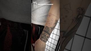 Tattoo arm sleeve in progress [upl. by Euqnimod]