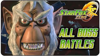 Star Fox Zero  All Bosses [upl. by Durward]