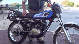 yamaha dte 125 1977 saint tropez le fred [upl. by Donni]