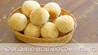 Como fazer Pão de queijo recheado com presunto  Segredinhos 137 [upl. by Main42]