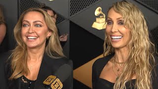 GRAMMYs Brandi and Tish Cyrus Preview Mileys Flowers Performance Exclusive [upl. by Aicinat]