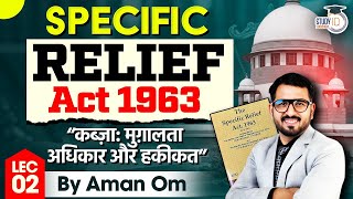 Section 35 Specific Relief Act 1963 by Aman Om  SRA  StudyIQ Judiciary [upl. by Namar]