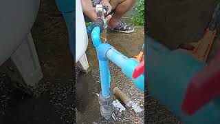 Pressurized Pump Blown Capacitor Water Works System viral repair trending motorpump [upl. by Ervine]