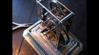 Antique JUNGHANS Alarm Clock  Movement [upl. by Amej833]