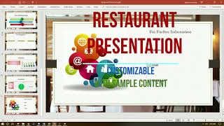 Restaurant pitch deck presentation [upl. by Immak]