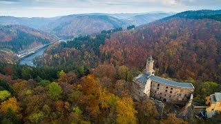 Sudety Zamek Grodno Jezioro Bystrzyckie Zapora w Zagórzu Śląskim z drona [upl. by Earb]