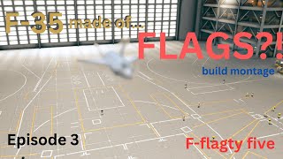 F  flagty five  F35 made of FLAGS Episode 3 Kerbal Space Program THIS IS MY 100TH VIDEO [upl. by Lemyt614]