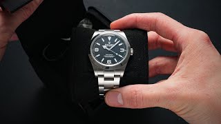 Budget Watch Expert Tries ROLEX For The First Time Rolex Explorer Unboxing [upl. by Kieryt]