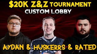 WARZONE Aydan amp Huskerrs amp Rated  20K ZampZ Custom Lobby Tournament [upl. by Aeirdna479]