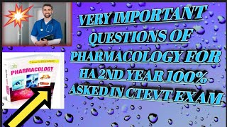 Pharmacology The Science of Drugs Explained and important questions for ha2ndyear year ctevt [upl. by Amliv]